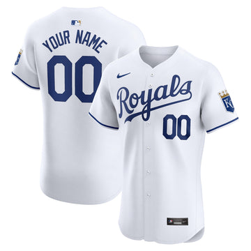 Kansas City Royals white Elite jersey