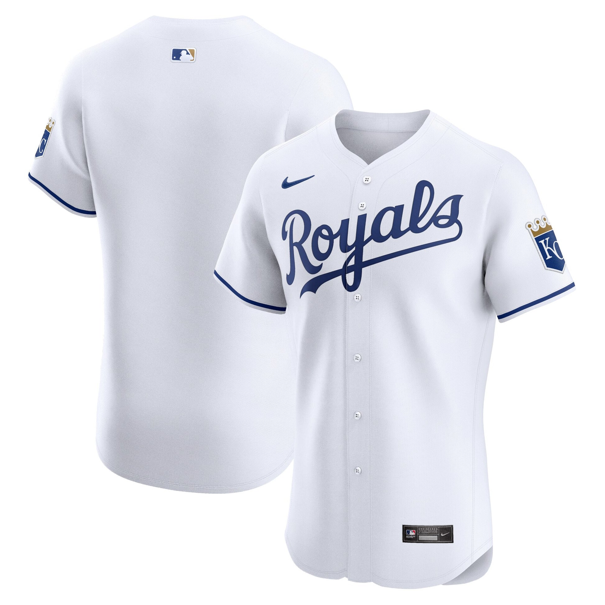Kansas City Royals white Elite jersey