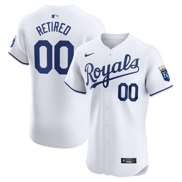 Kansas City Royals white Elite jersey