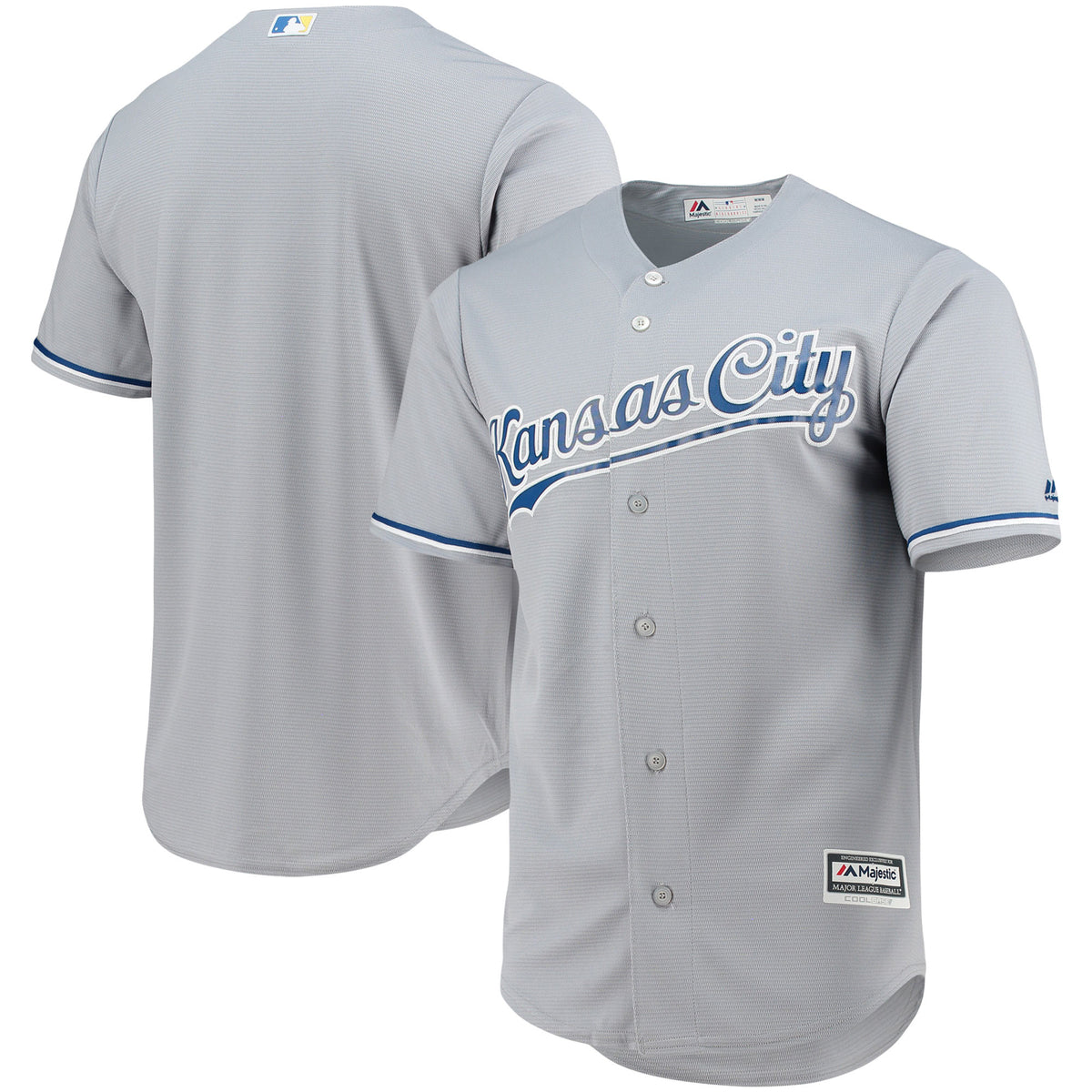 Majestic Kansas City Royals gray jersey
