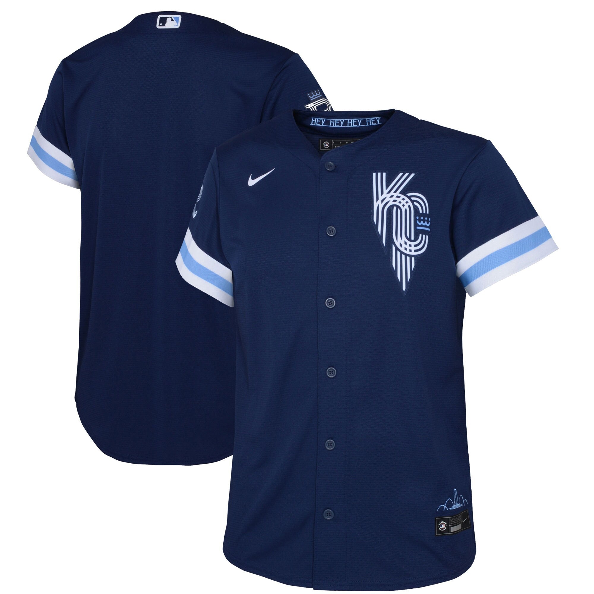 Preschool Kansas City Royals navy City Connect jersey