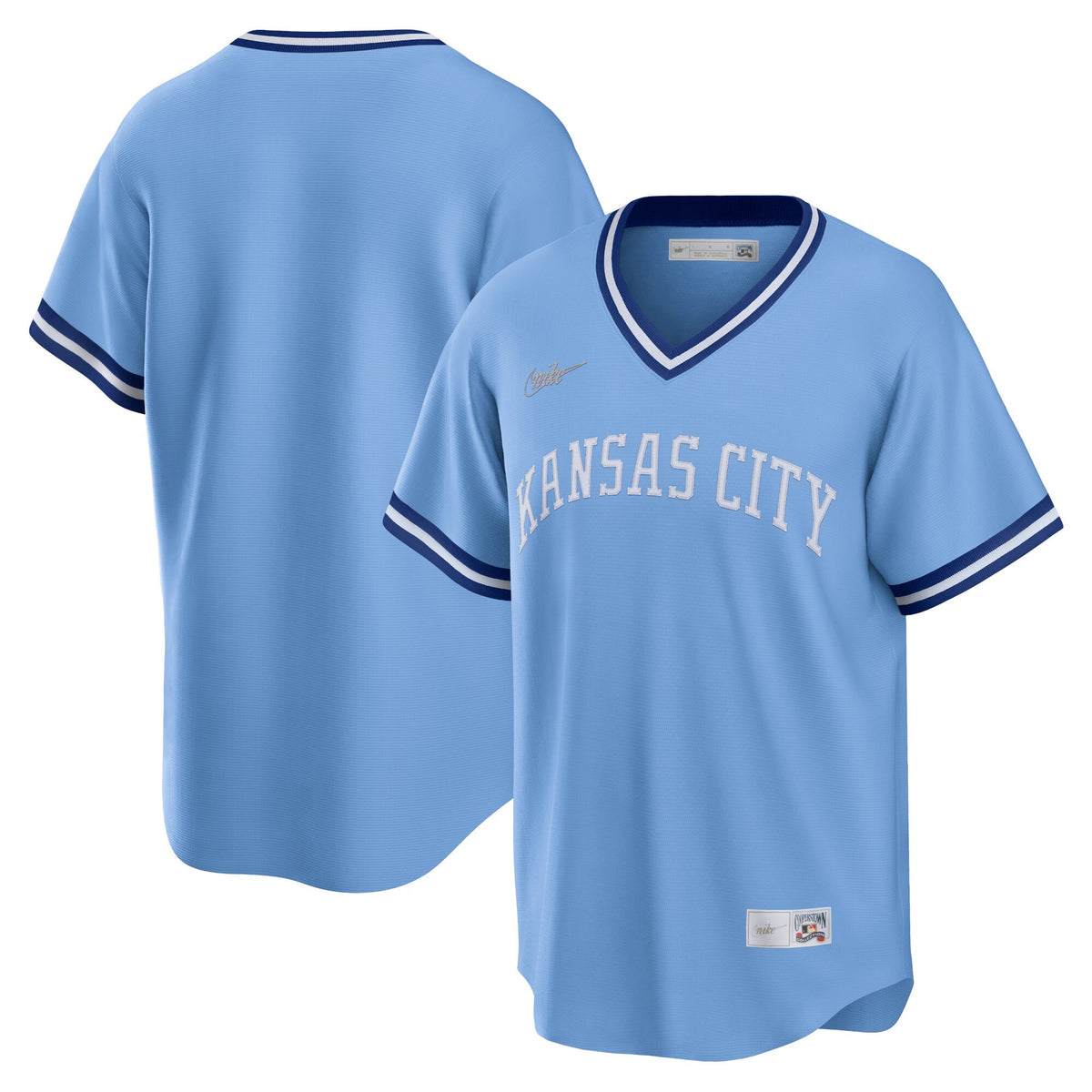 Kansas City Royals blue Cooperstown jersey