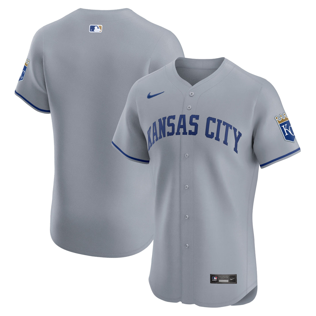 Kansas City Royals gray Vapor jersey