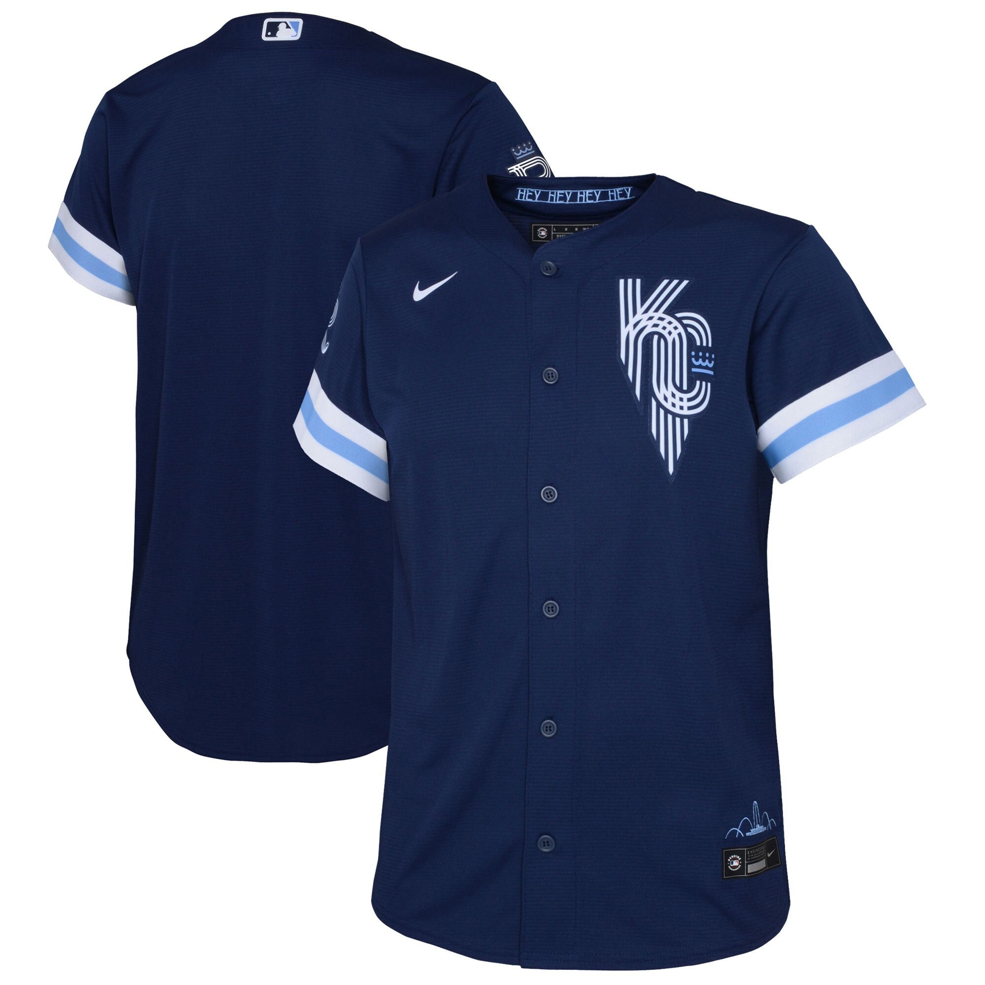 Kansas City Royals navy City Connect jersey