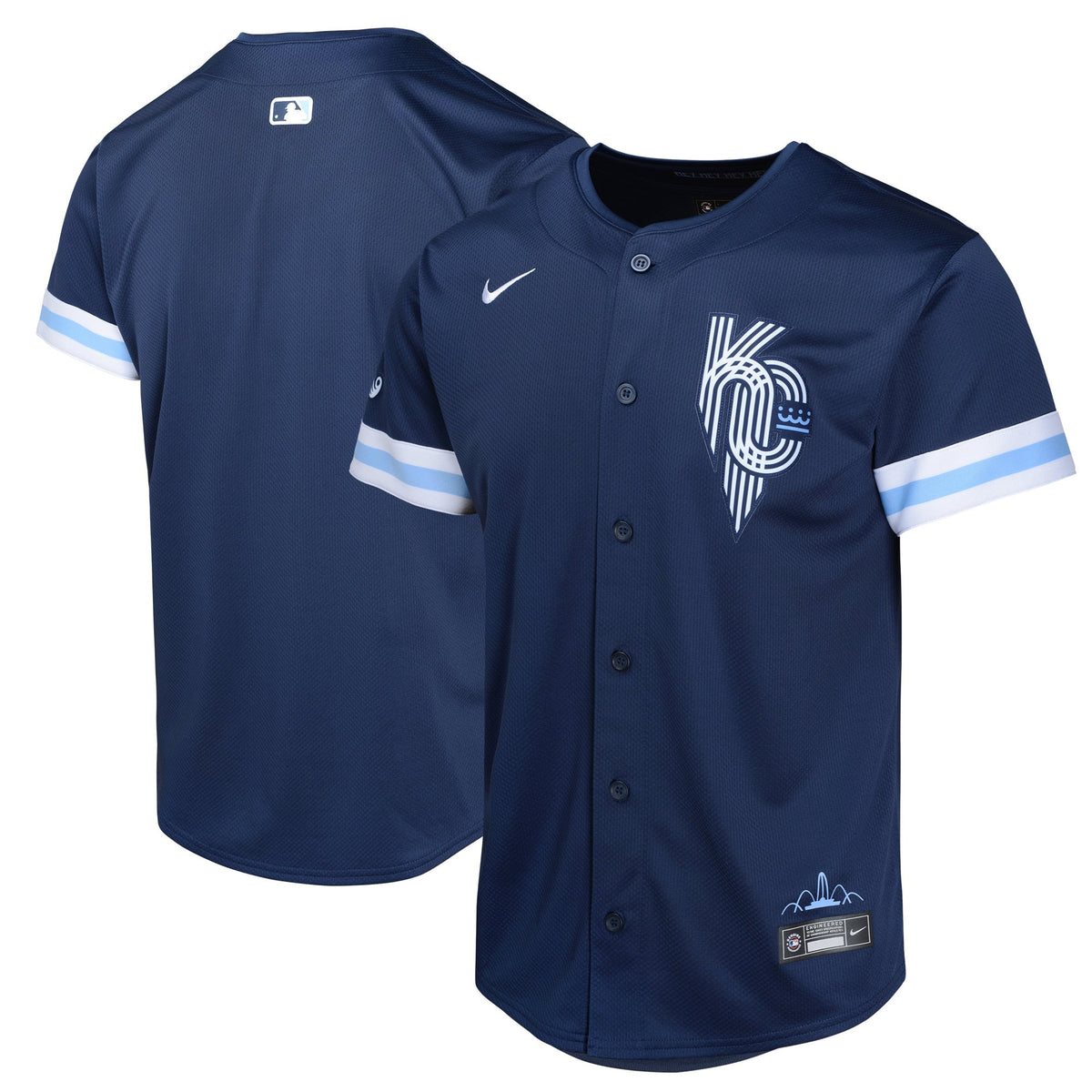 Kansas City Royals navy City Connect jersey