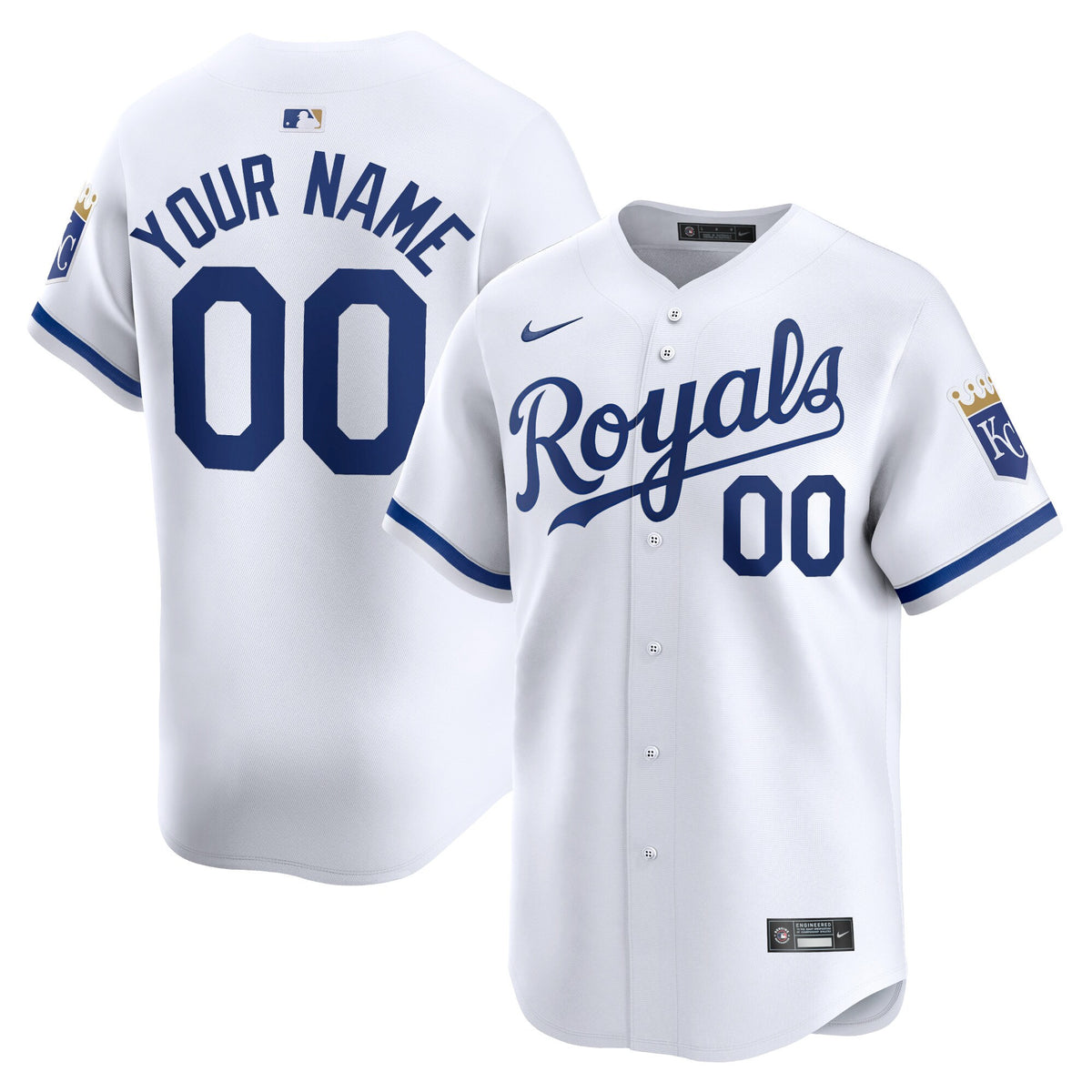 Kansas City Royals white Limited jersey