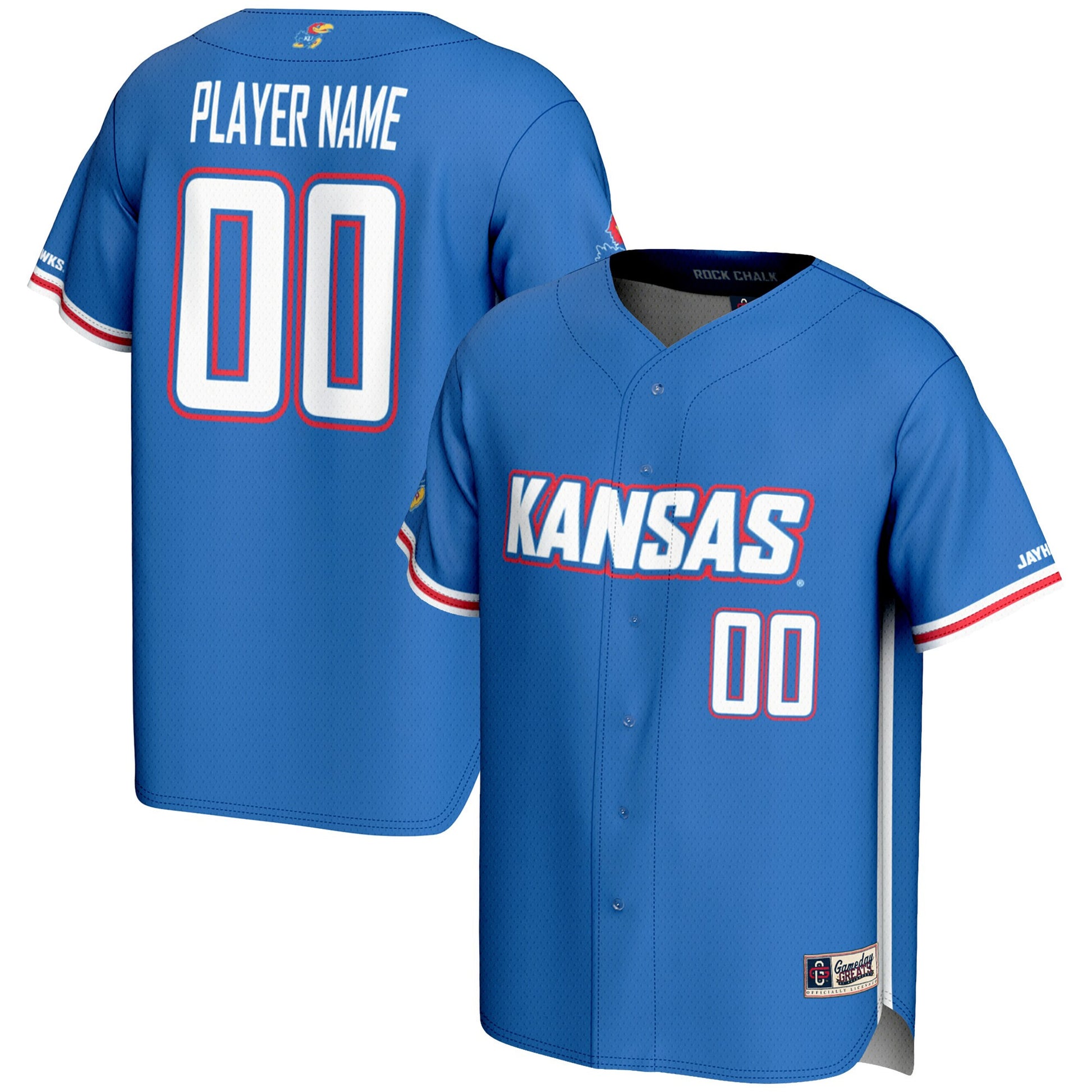 Kansas Jayhawks royal jersey