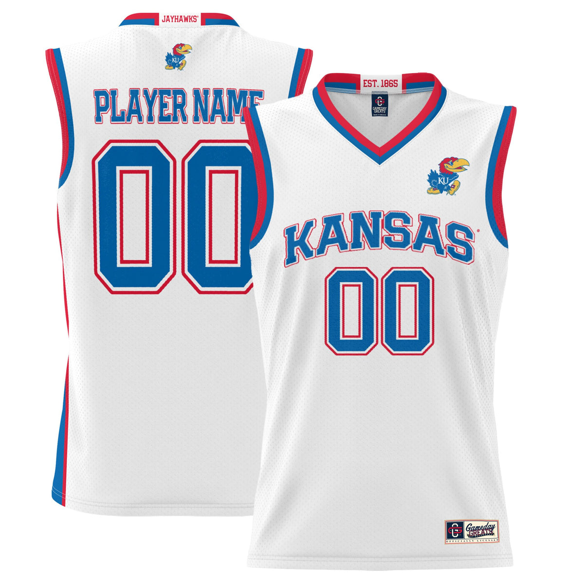Kansas Jayhawks white jersey