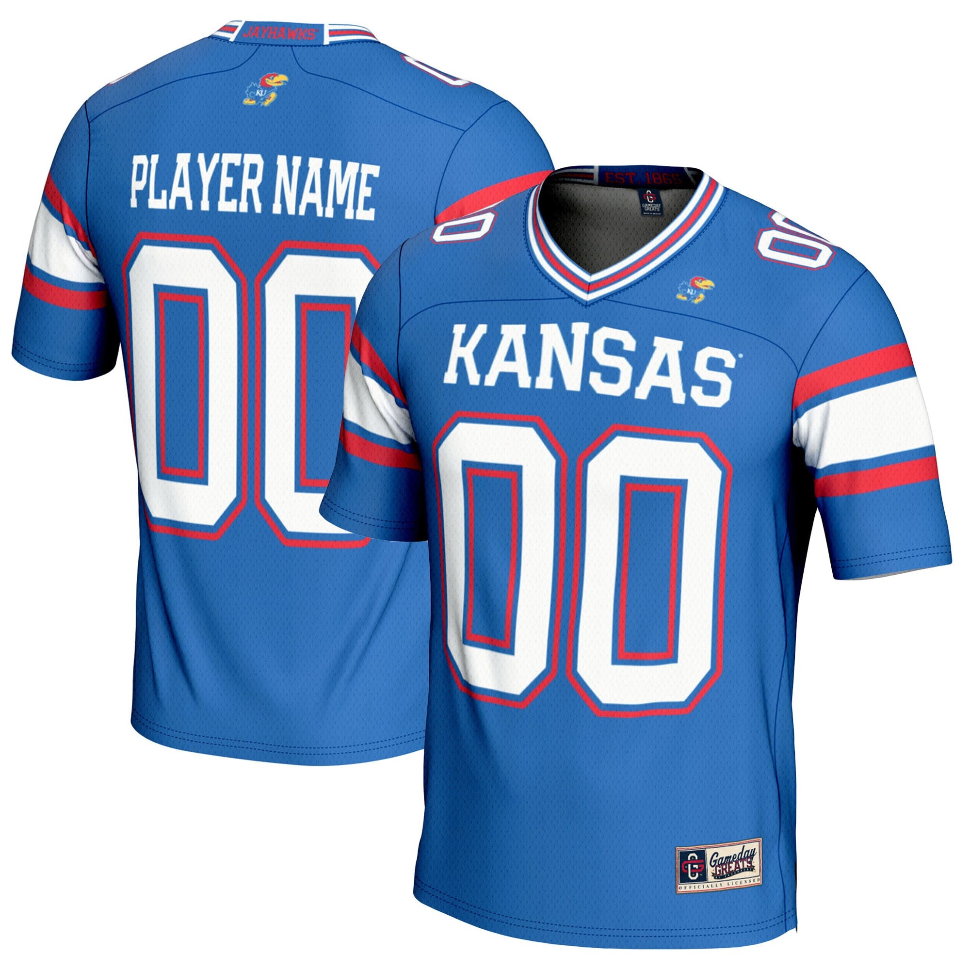 Kansas Jayhawks royal jersey