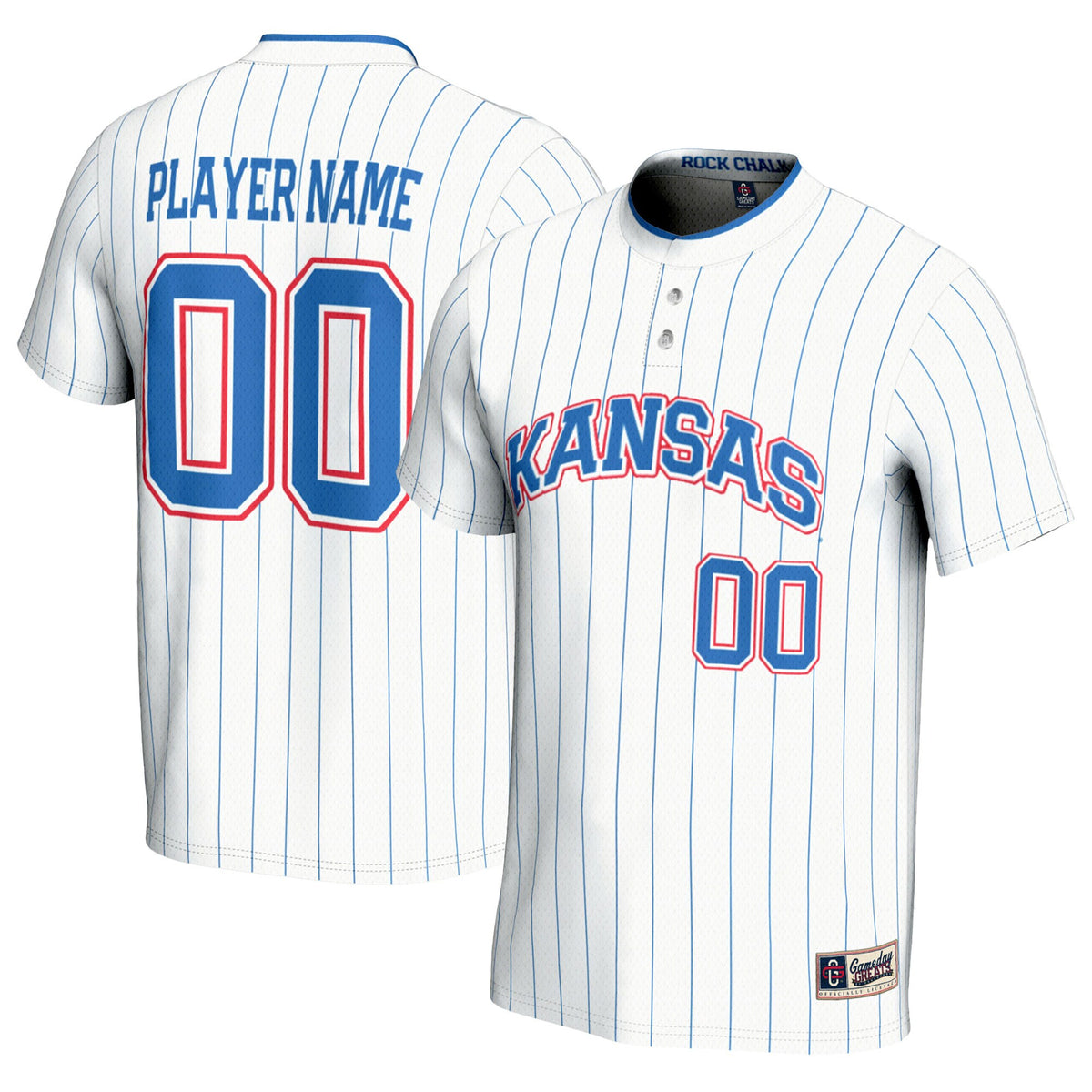 Softball Kansas Jayhawks white jersey