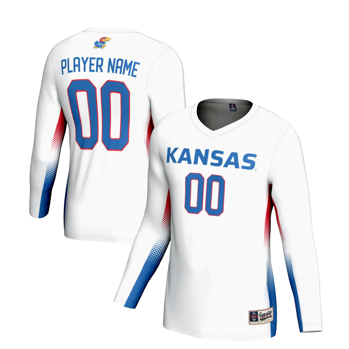 Volleyball Kansas Jayhawks white jersey