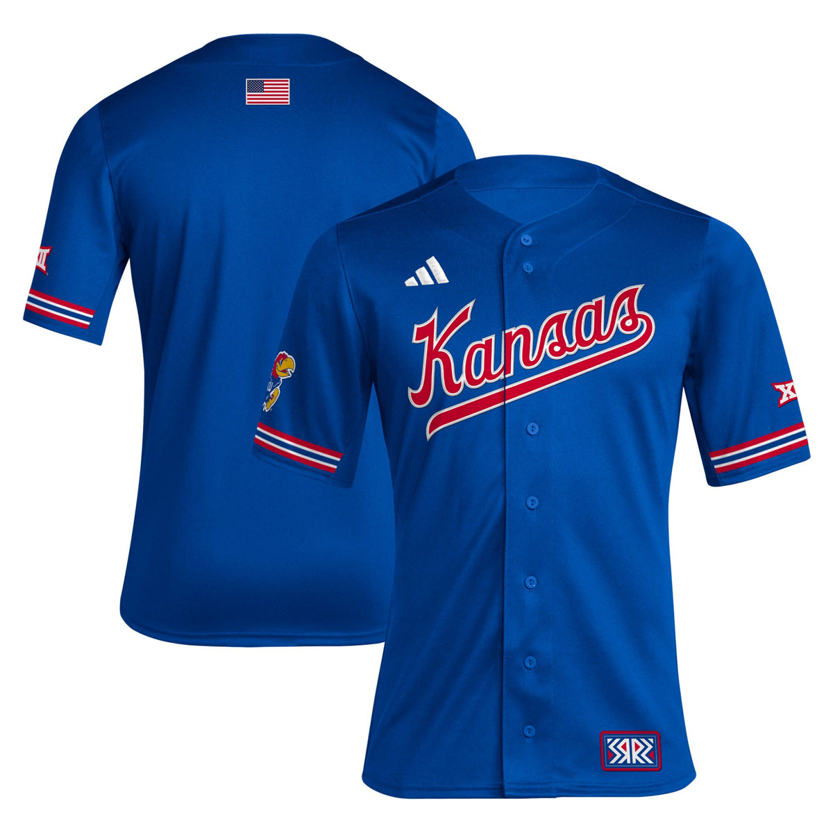 Kansas Jayhawks royal Reverse Retro jersey