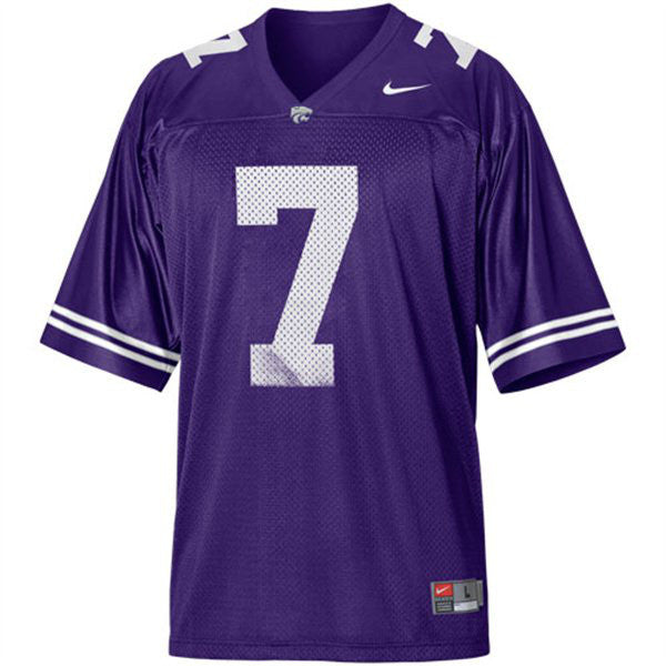Kansas State Kansas State 7 Collin Klein purple jersey