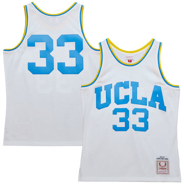 Kareem Abdul-jabbar UCLA Bruins white Throwback jersey