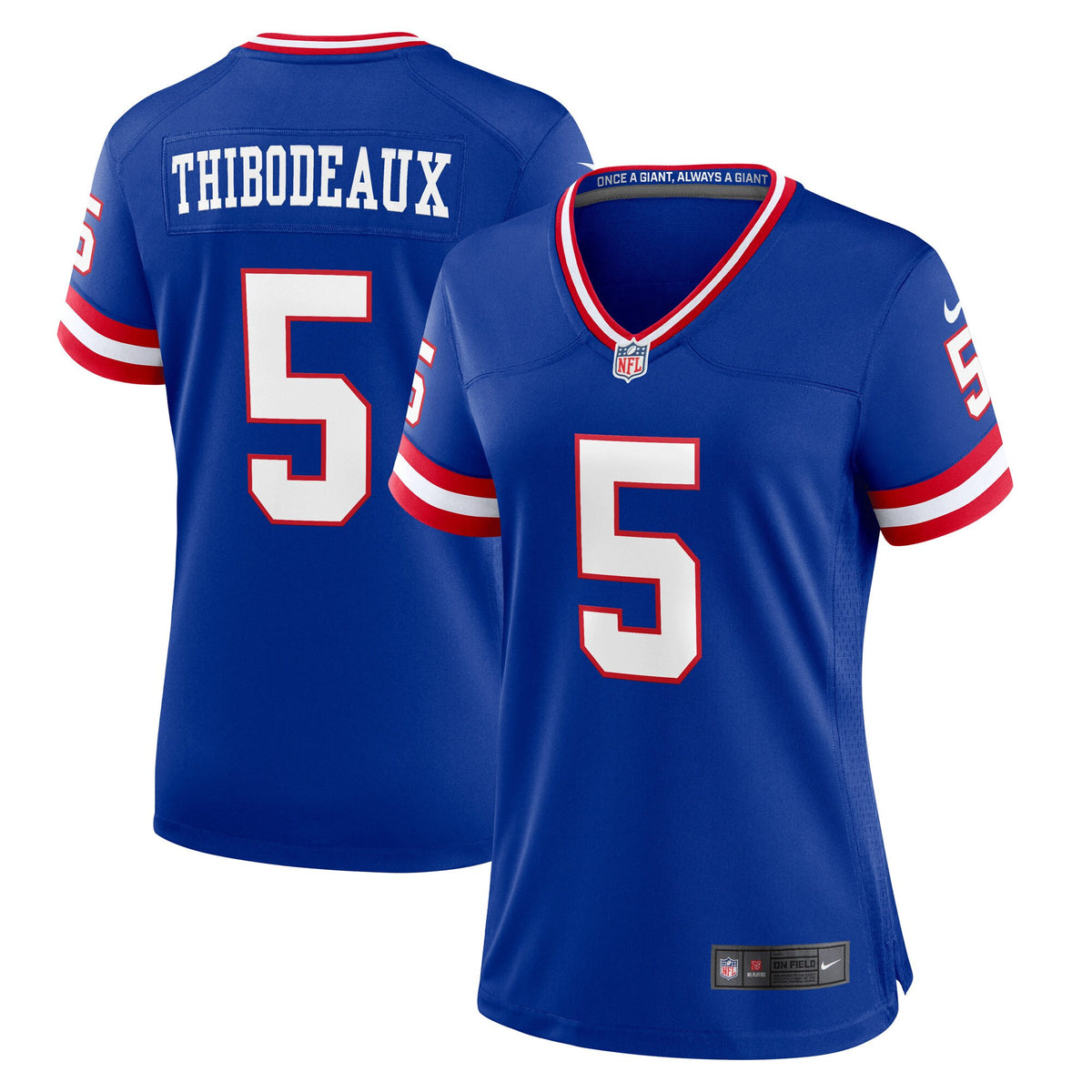 Kayvon Thibodeaux New York Giants royal jersey