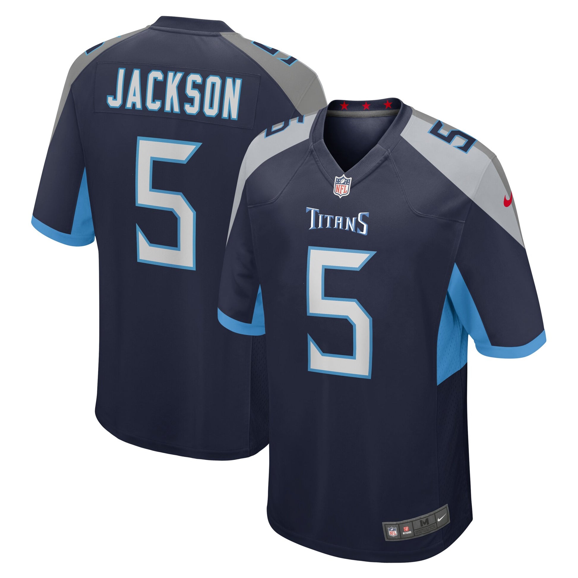 Kearis Jackson Tennessee Titans navy jersey