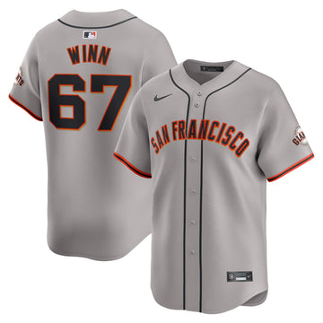 Keaton Winn San Francisco Giants gray Limited jersey