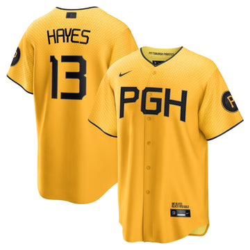 Ke'bryan Hayes Pittsburgh Pirates gold City Connect jersey
