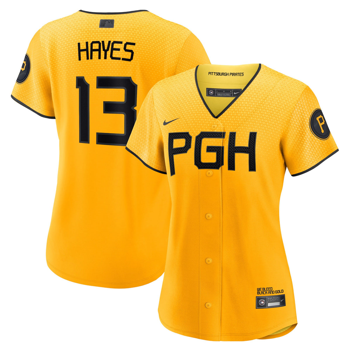 Ke'bryan Hayes Pittsburgh Pirates gold City Connect jersey