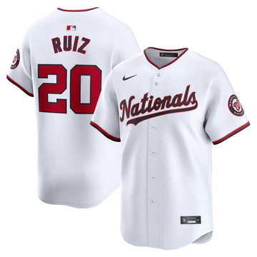 Keibert Ruiz Washington Nationals white Limited jersey