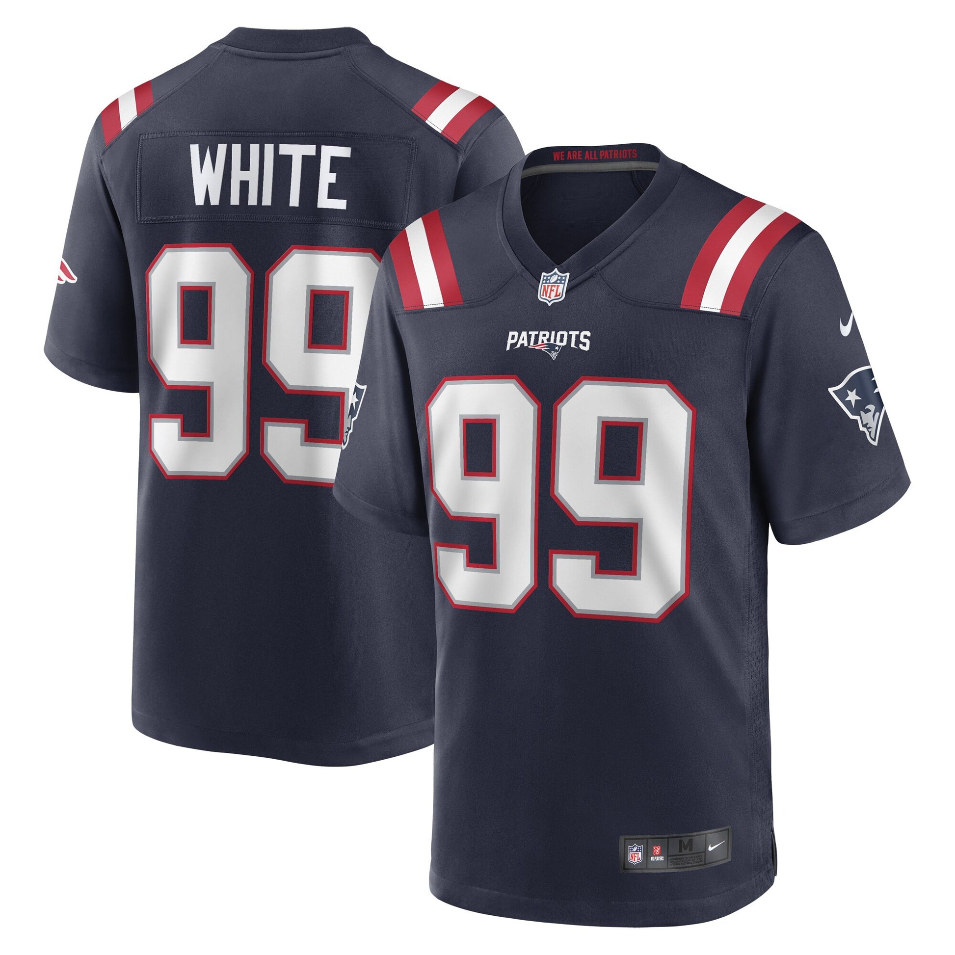 Keion New England Patriots white jersey