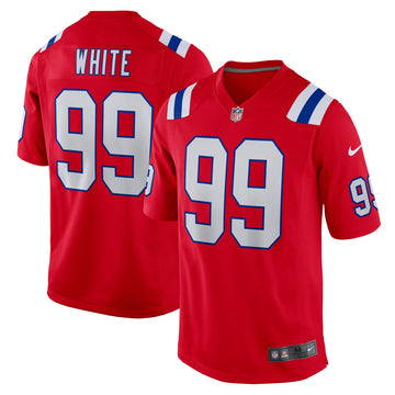 Keion New England Patriots white Alternate jersey