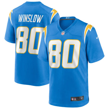 Kellen Winslow Los Angeles Chargers blue Game jersey