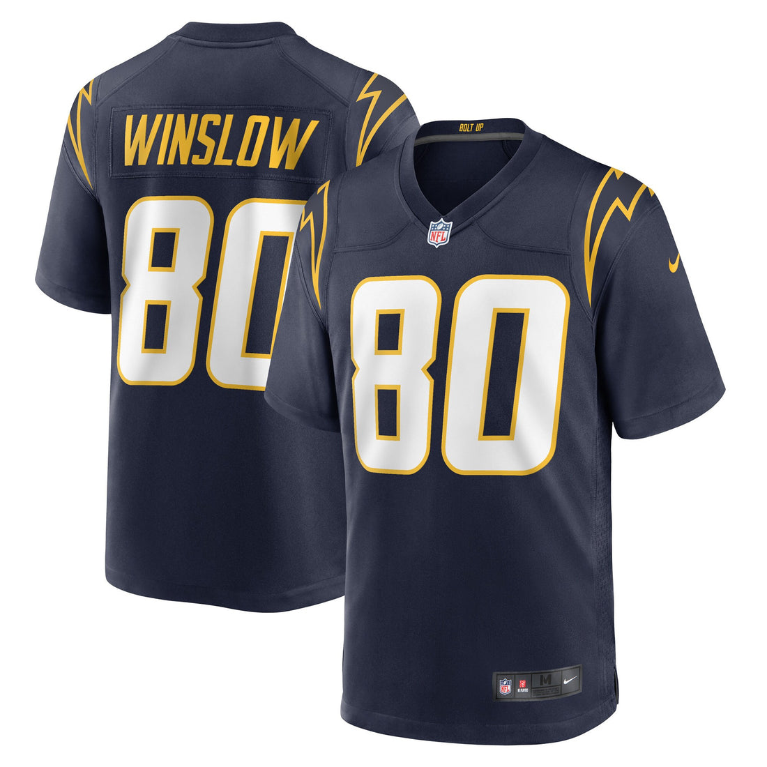 Kellen Winslow Los Angeles Chargers navy jersey