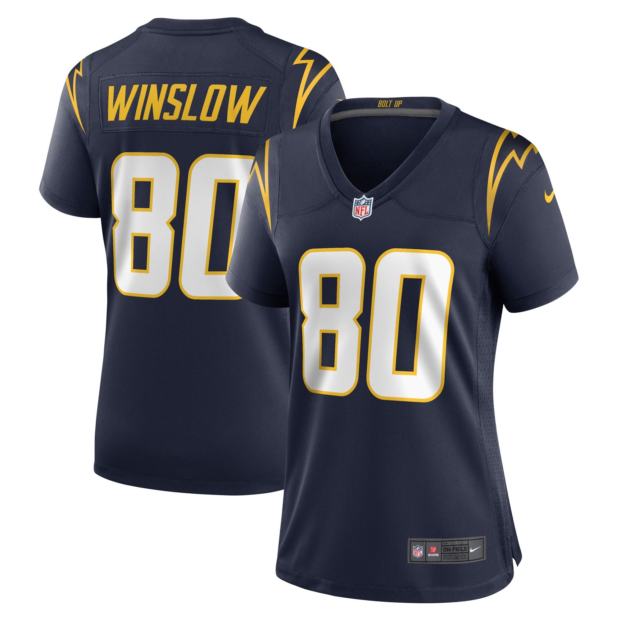 Kellen Winslow Los Angeles Chargers navy jersey