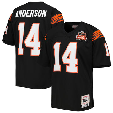 Ken Anderson Cincinnati Bengals black Throwback jersey