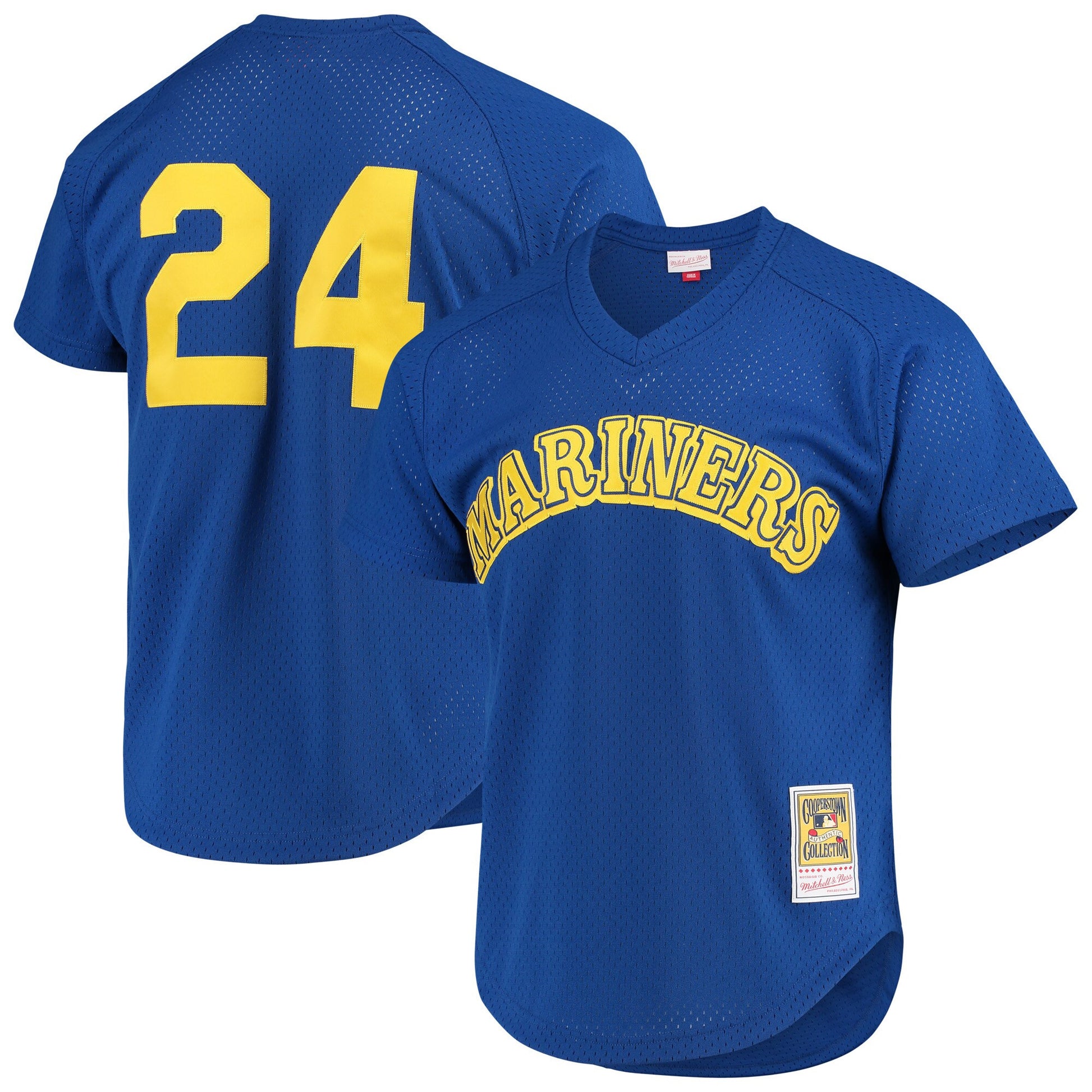 Ken Griffey Jr Seattle Mariners royal Cooperstown jersey