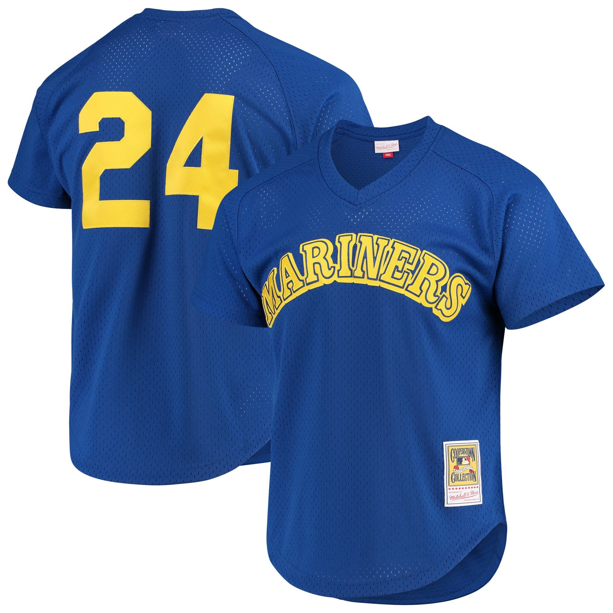 Ken Griffey Jr Seattle Mariners royal Cooperstown jersey
