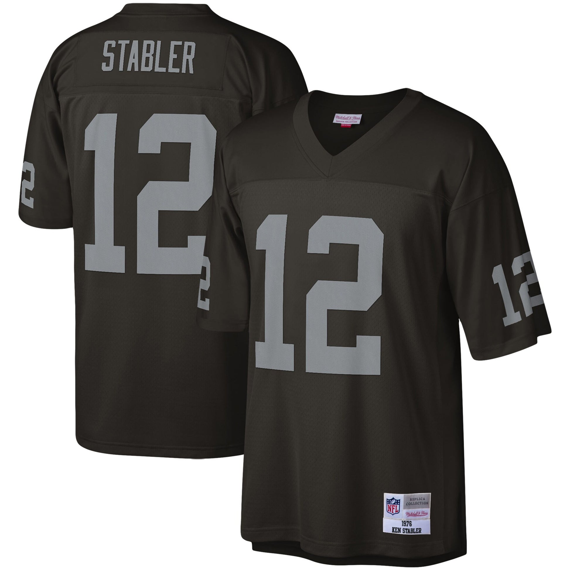 Ken Stabler Las Vegas Raiders black jersey