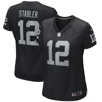 Ken Stabler Las Vegas Raiders black Game jersey