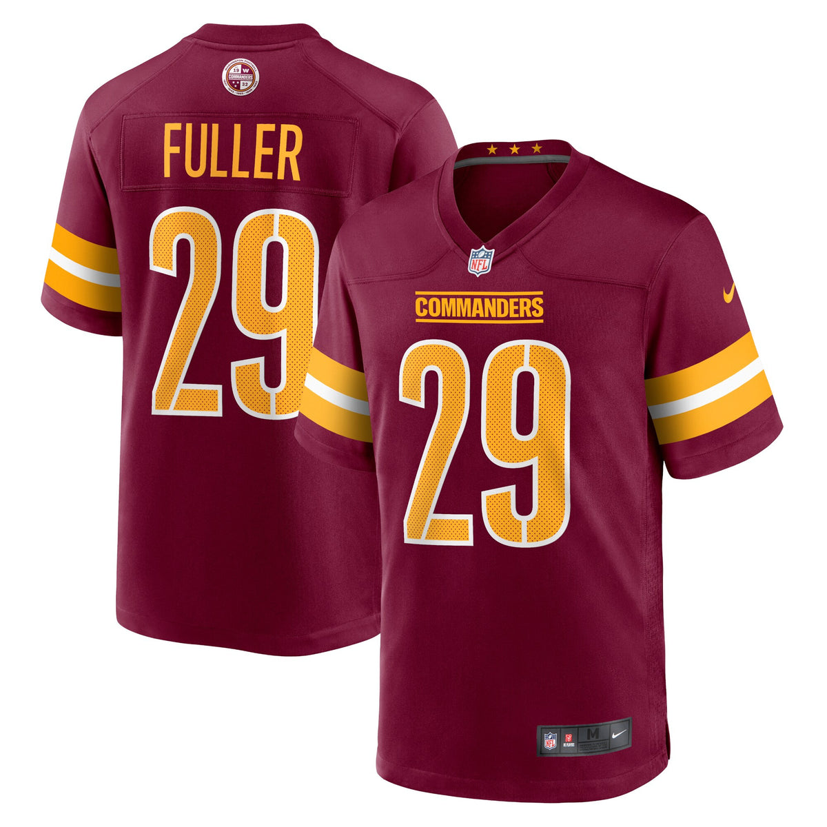 Kendall Fuller Washington Commanders burgundy jersey