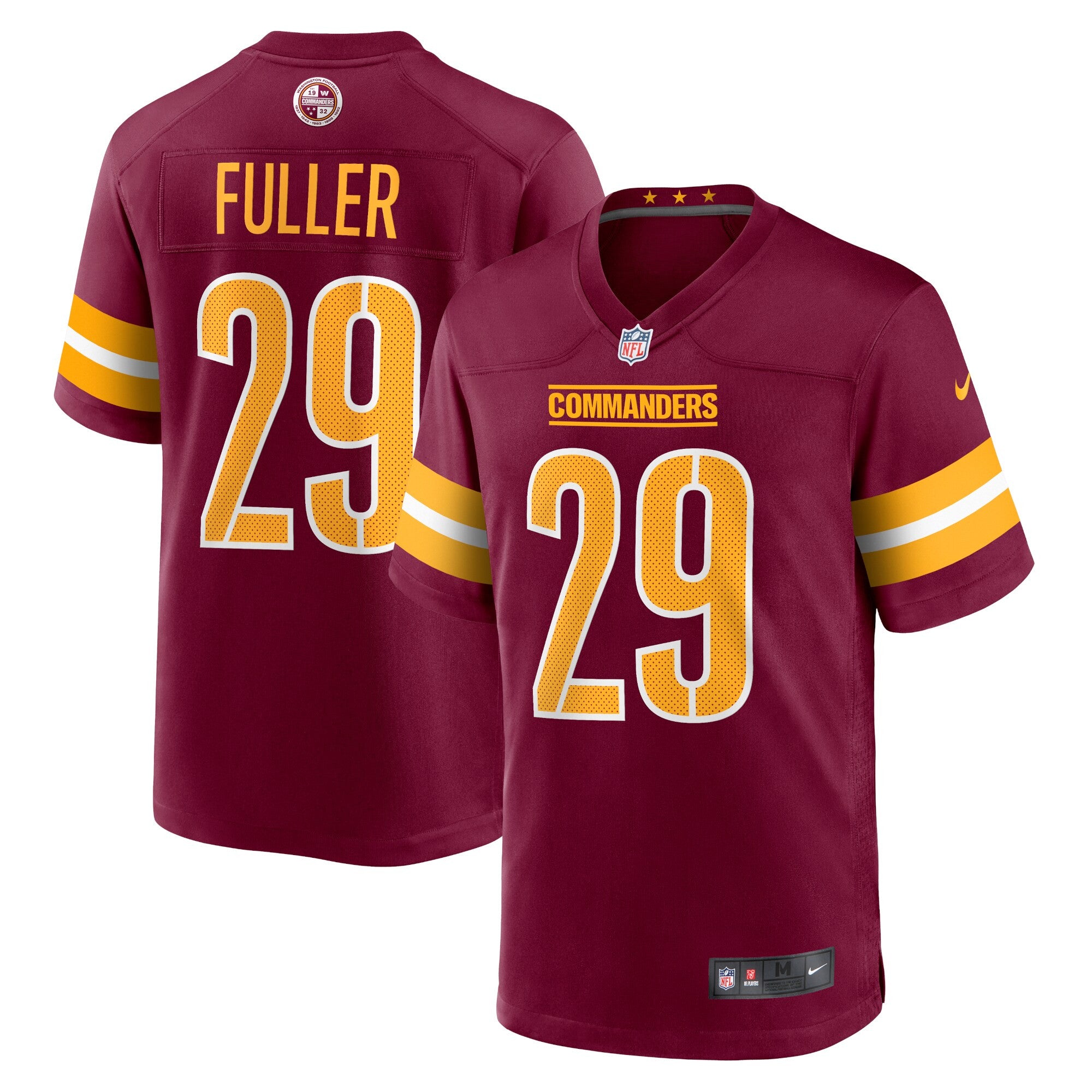 Kendall Fuller Washington Commanders burgundy jersey