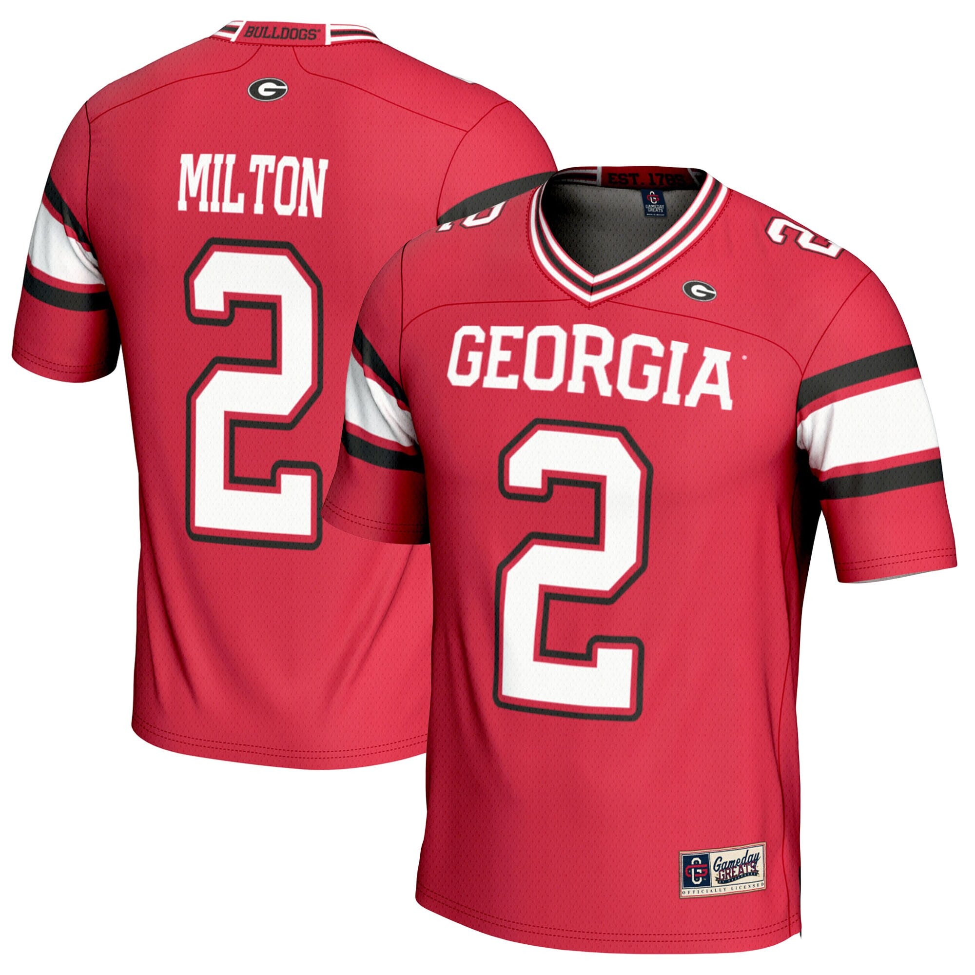 Kendall Milton Georgia Bulldogs red jersey
