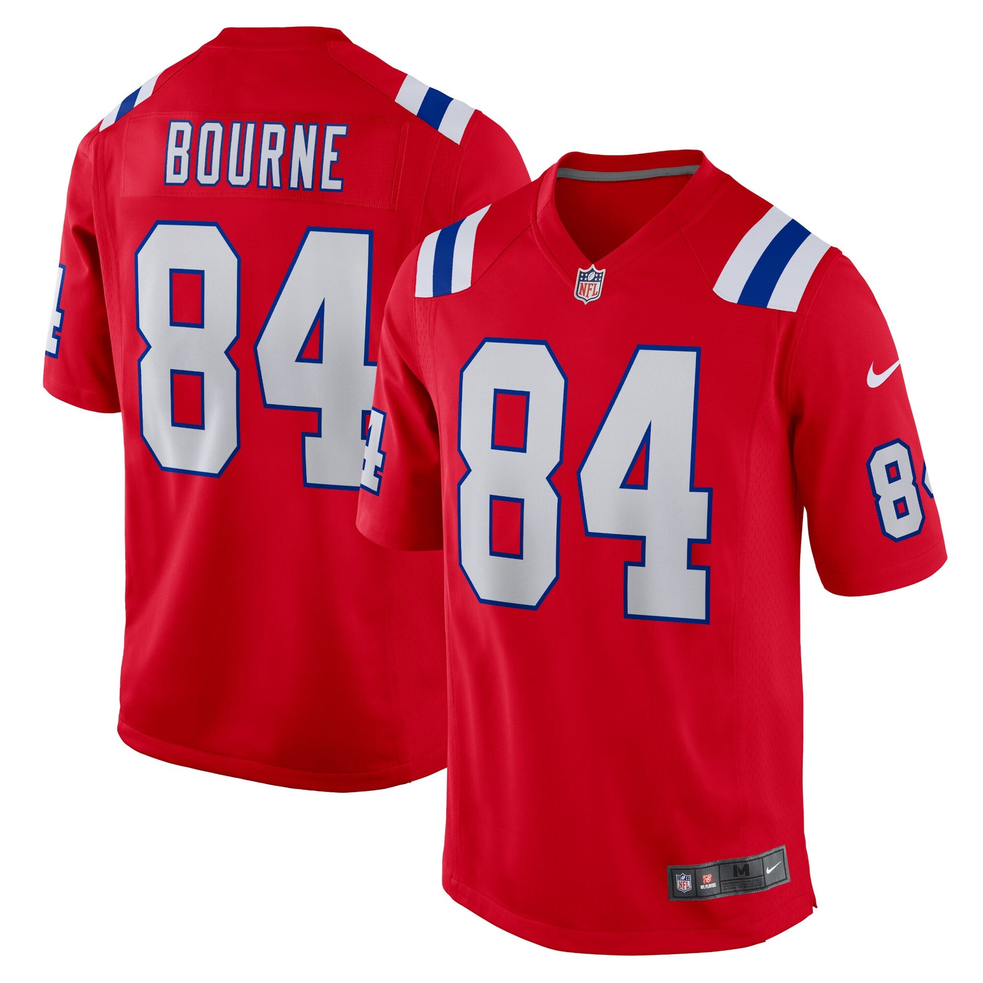 Kendrick Bourne New England Patriots red jersey