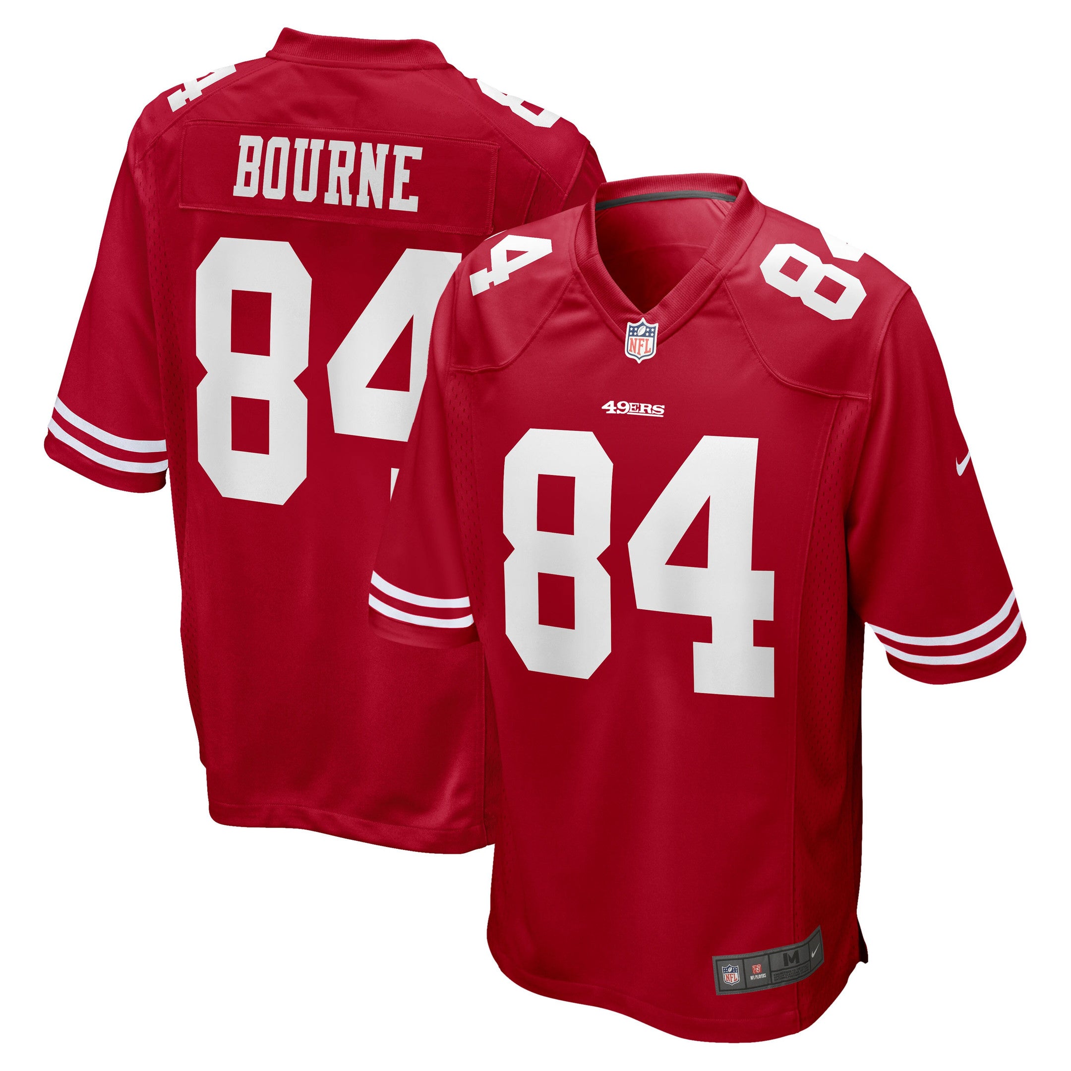 Kendrick Bourne San Francisco 49ers scarlet jersey