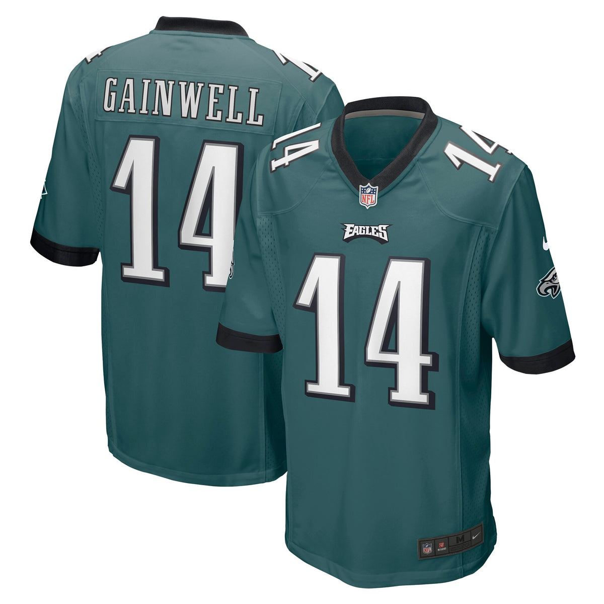 Kenneth Gainwell Philadelphia Eagles green jersey