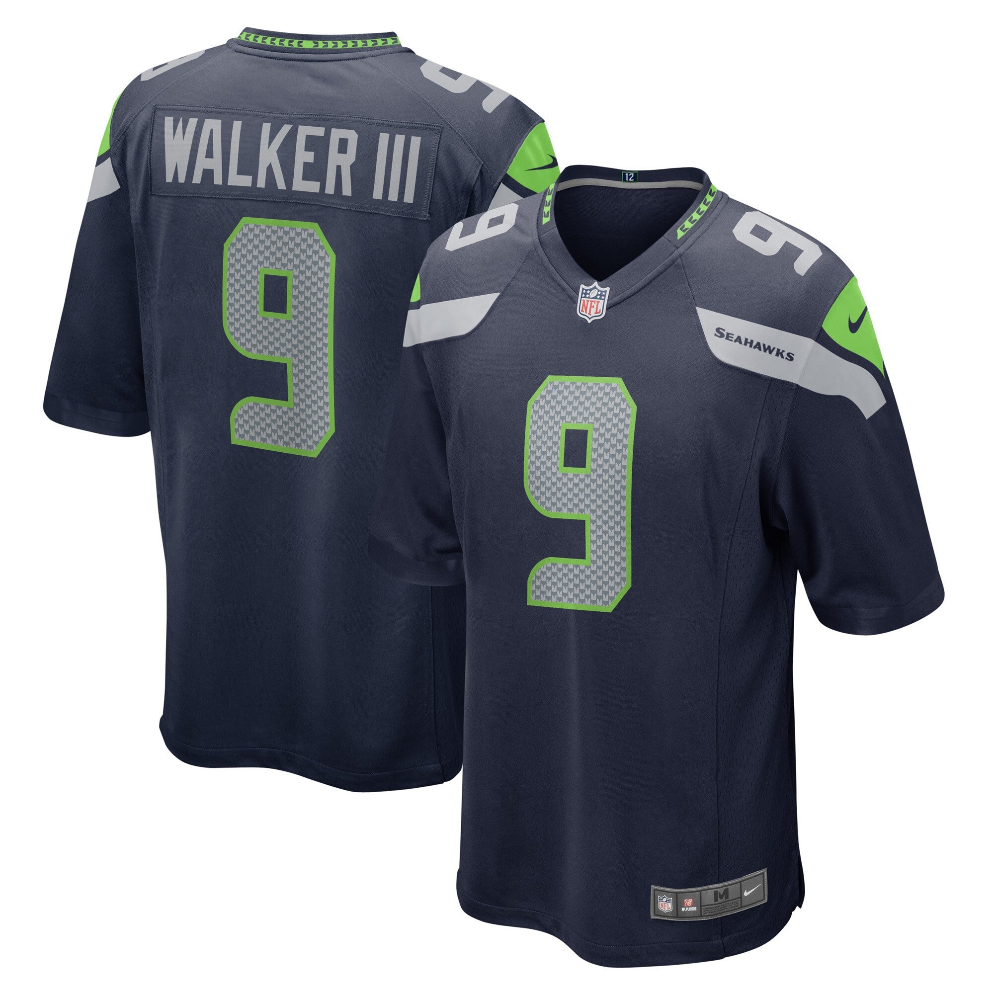 Kenneth Walker Iii Seattle Seahawks navy jersey