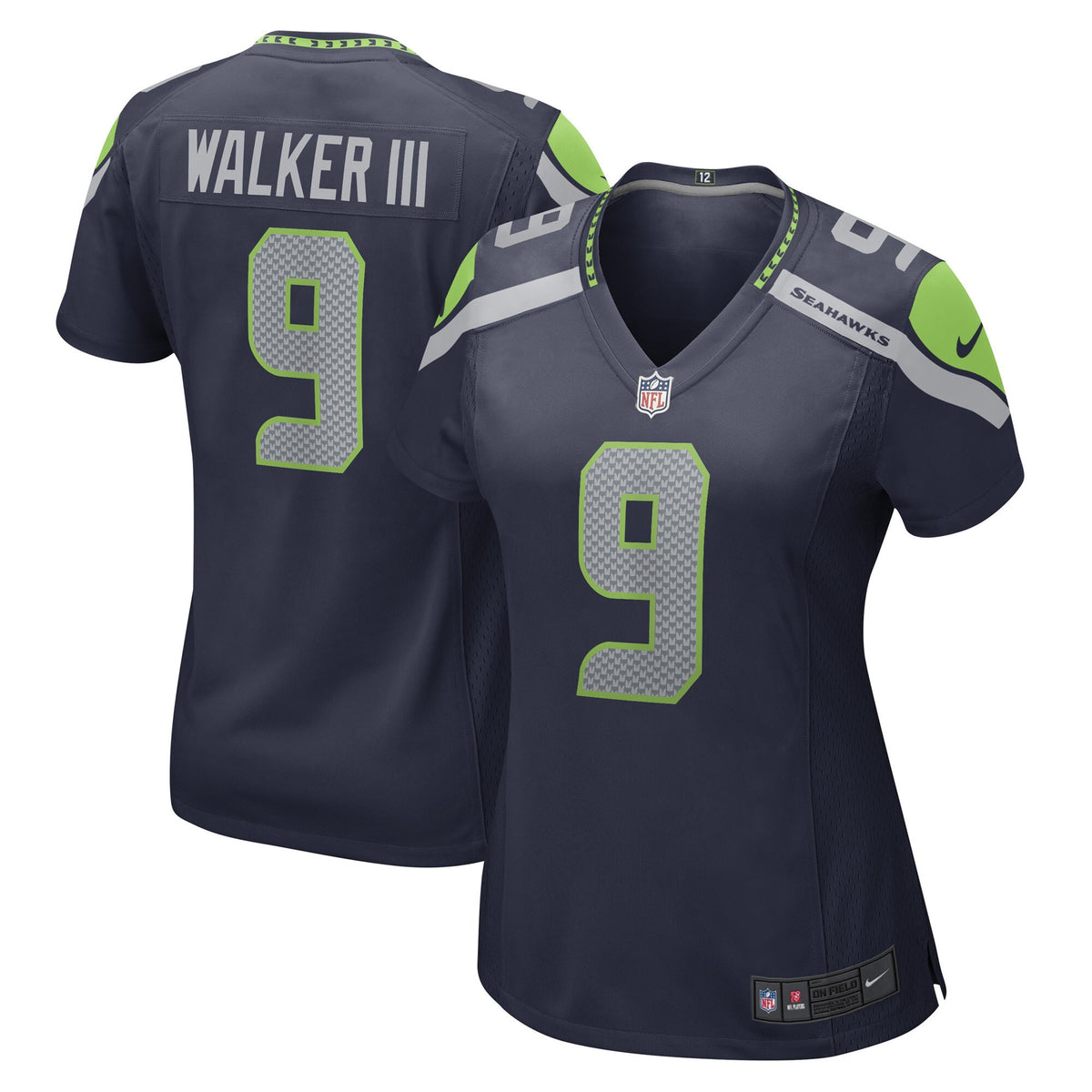 Kenneth Walker Iii Seattle Seahawks navy jersey