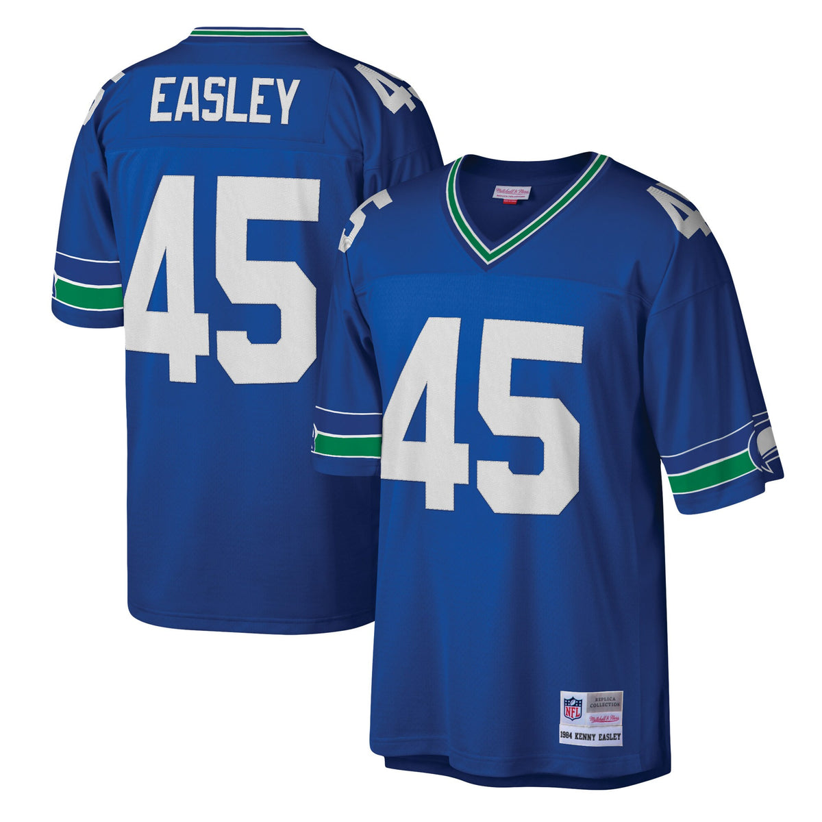 Kenny Easley Seattle Seahawks royal jersey