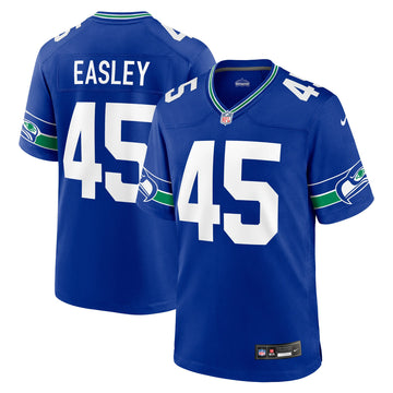 Kenny Easley Seattle Seahawks royal Throwback jersey