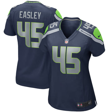 Kenny Easley Seattle Seahawks navy Game jersey