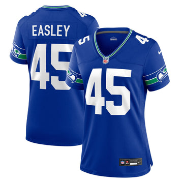 Kenny Easley Seattle Seahawks royal Throwback jersey