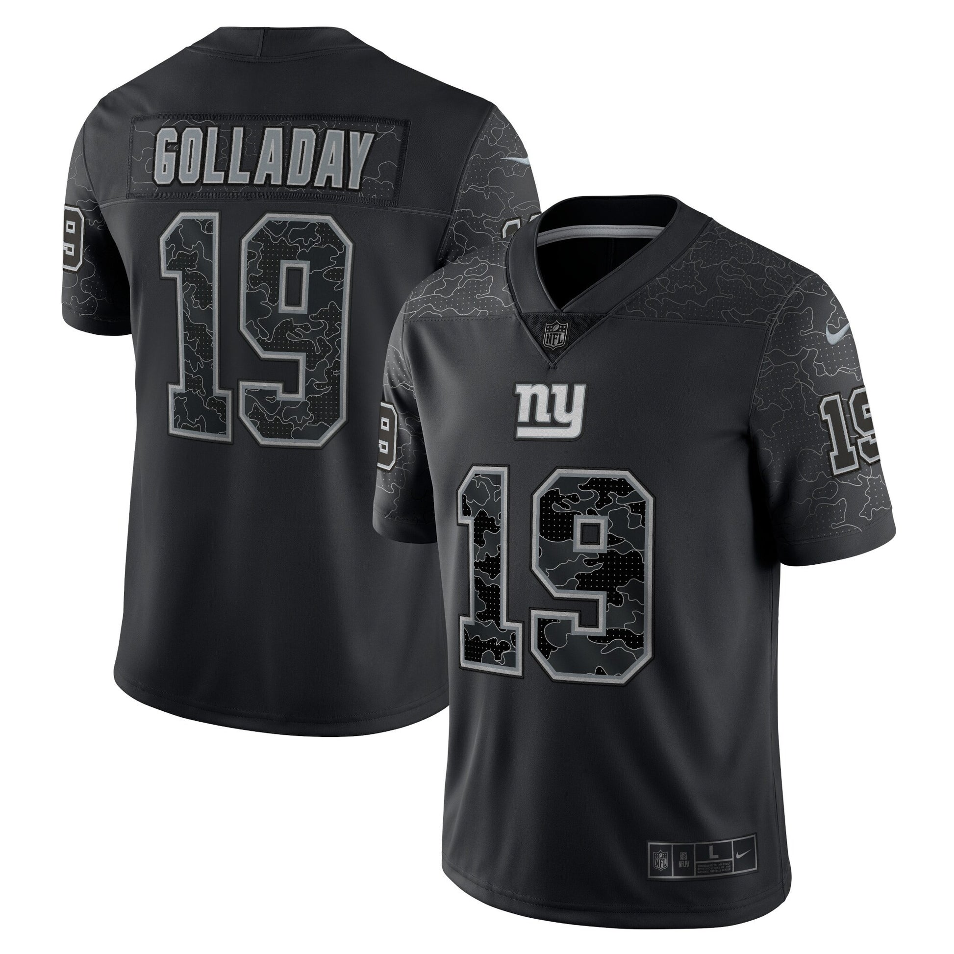 Kenny Golladay Rflctv New York Giants black Limited jersey