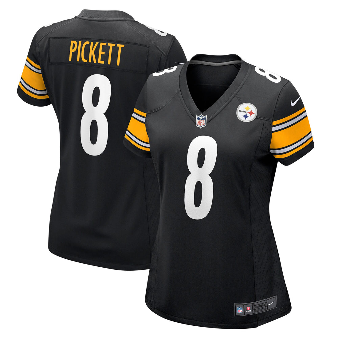 Kenny Pickett Pittsburgh Steelers black jersey