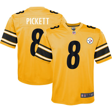 Kenny Pickett Pittsburgh Steelers gold jersey