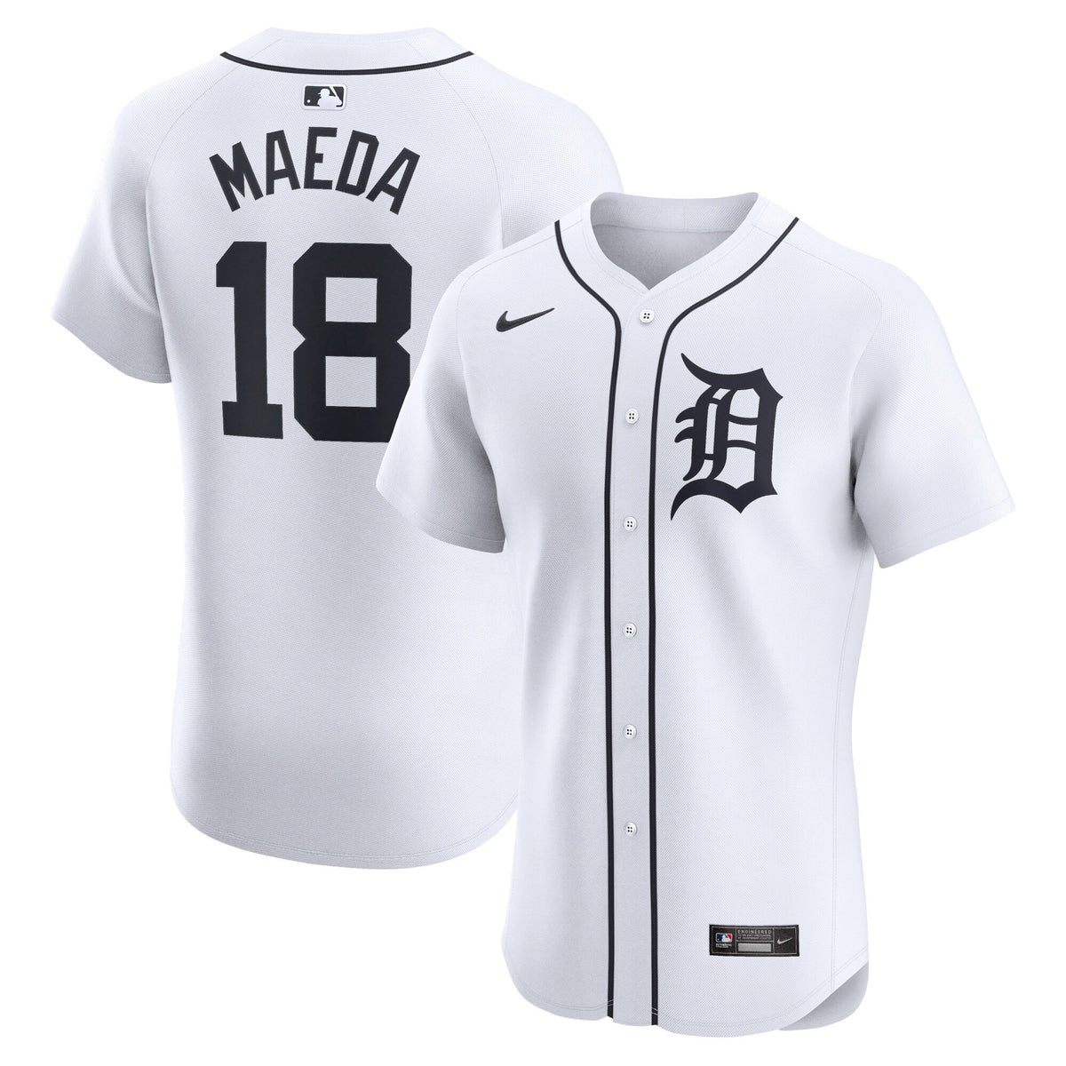 Kenta Maeda Detroit Tigers white Elite jersey